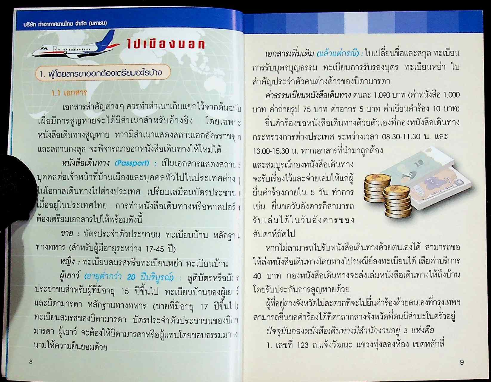 คู่มือเดินทางไปต่างประเทศ