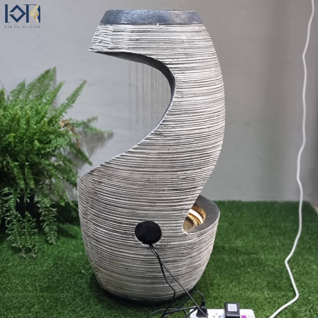 น้ำพุตั้งพื้นแต่งบ้าน รุ่นFF1011 ตั้งวางหน้าบ้านเสริมฮวงจุ้ย อ่างน้ำล้น เป็นน้ำพุล้นขนาดใหญ่ตั้งพื้นสวย ของขวัญมงคล