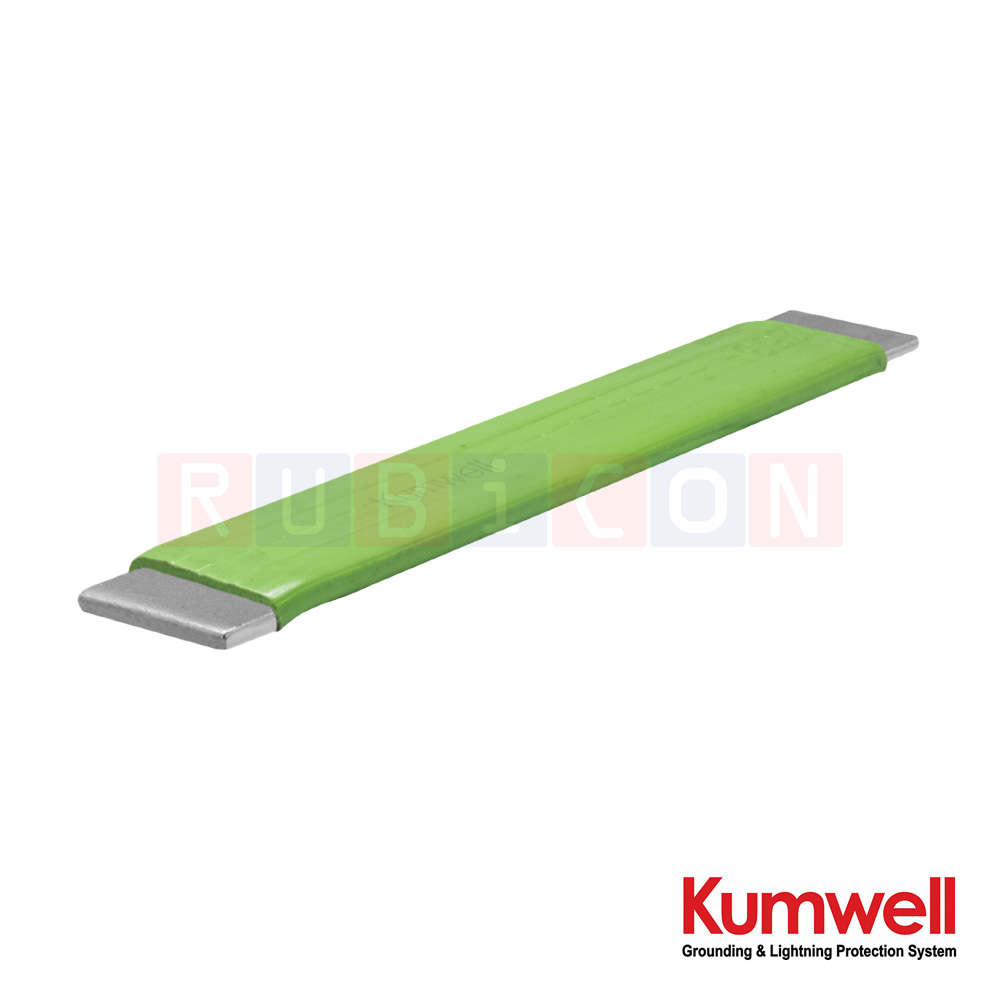 KUMWELL COBAT-253P-LSHF เทปตัวนำ (เทปอลูมิเนียมหุ้ม LSHF) สายเทปอลูมิเนียมหุ้ม LSHFสายแบน (Tape Conductor (LSHF Covered Aluminium Tape) Size 25×3 mm (75 mm²)