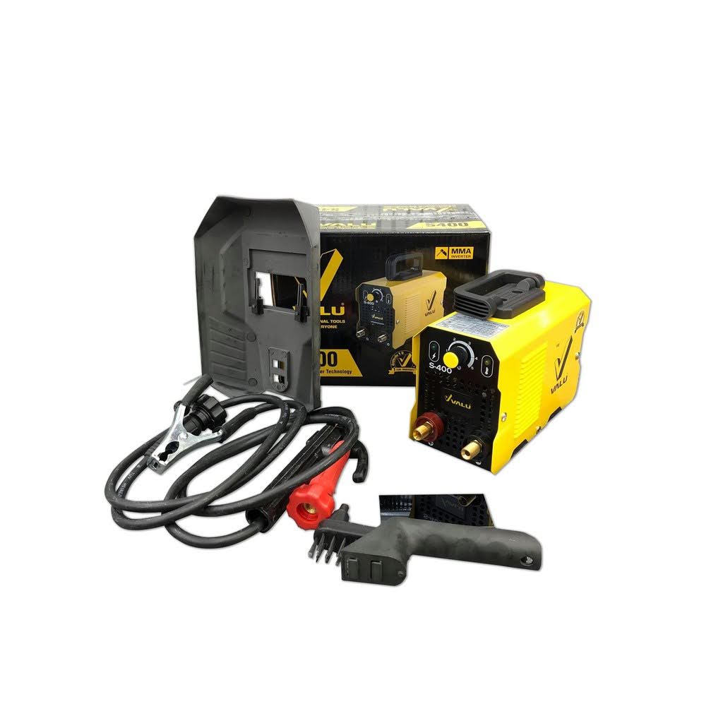 รหัสสินค้า 110 เครื่องเชื่อม ตู้เชื่อม อินเวอร์เตอร์ แวลู VALU S400 ระบบ MMA พร้อมของแถม (ประกัน 1 ปี)