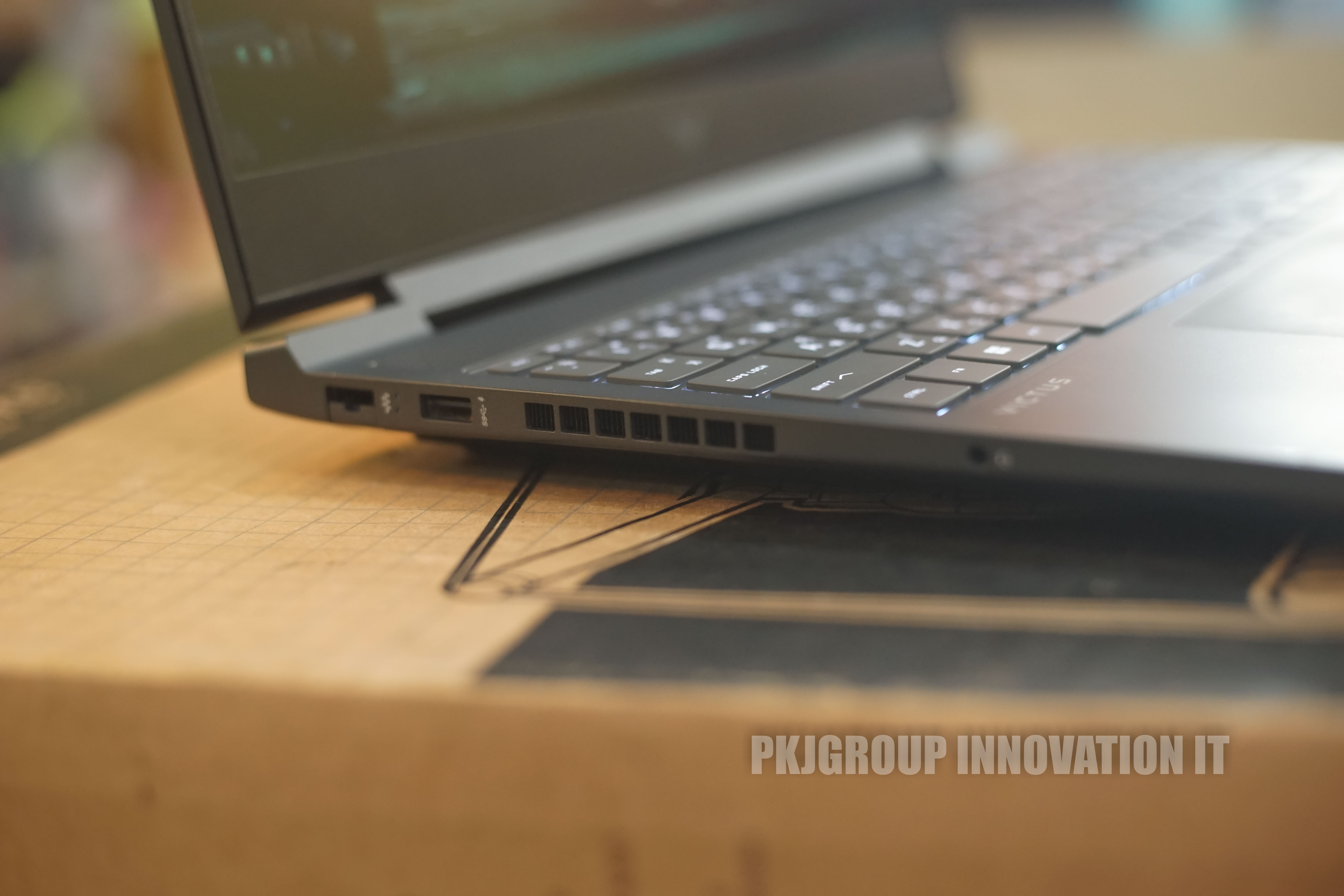 โน๊ตบุ๊คเล่นเกมมือสอง HP Victus 16-R0133TX i5-13500HX RAM 16GB M.2 512GB RTX4050 16.1" 165Hz