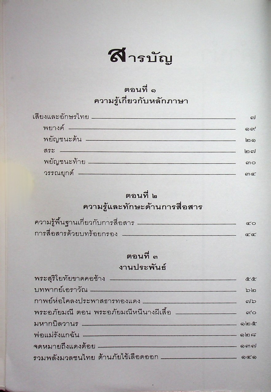 คู่มือเตรียมสอบ ภาษาไทย ม.๒ ภาษา การสื่อสาร และงานประพันธ์ ตรงตามหลักสูตรการศึกษาขั้นพื้นฐาน พุทธศักราช ๒๕๔๕