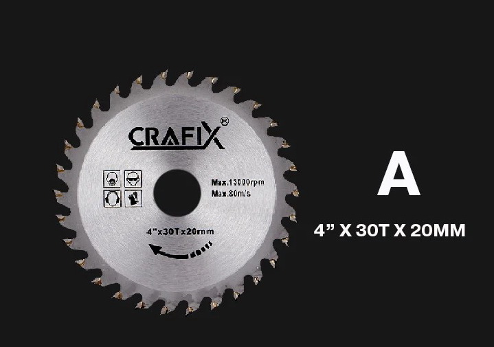รหัสสินค้า 223 ใบเลื่อยวงเดือนสำหรับใช้งานกับเลื่อยไฟฟ้า CRAFIX