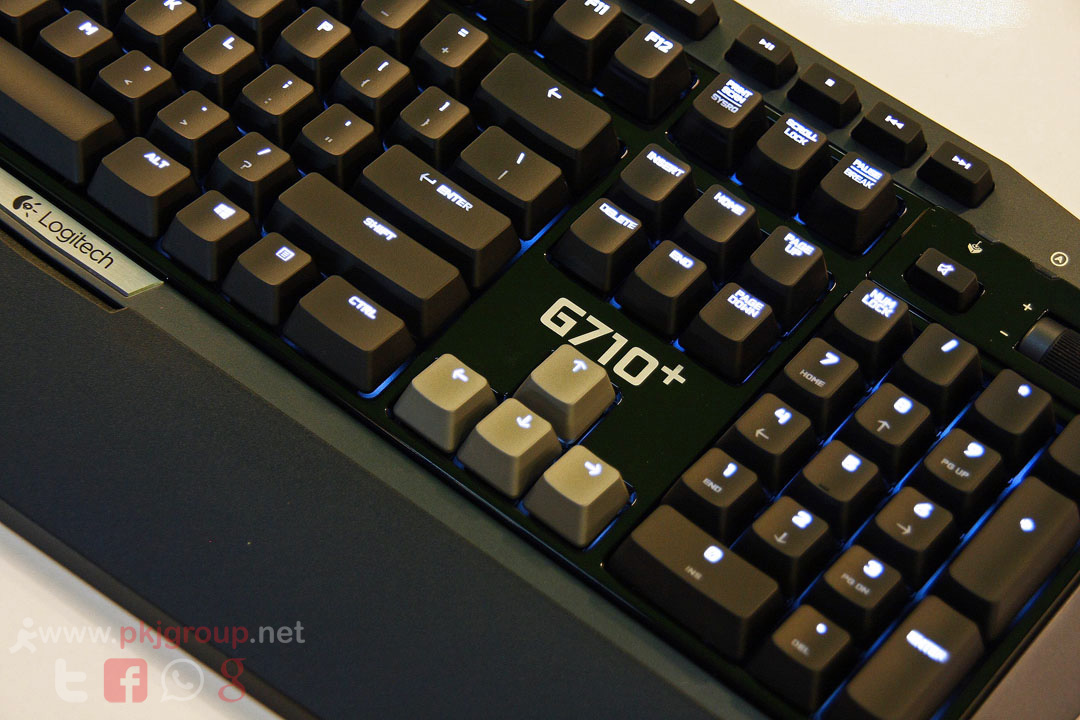 Logitech G710+ คีย์บอร์ดเกมส์ Cherry Switch ไฟสีขาว ราคาพิเศษ(รีวิว