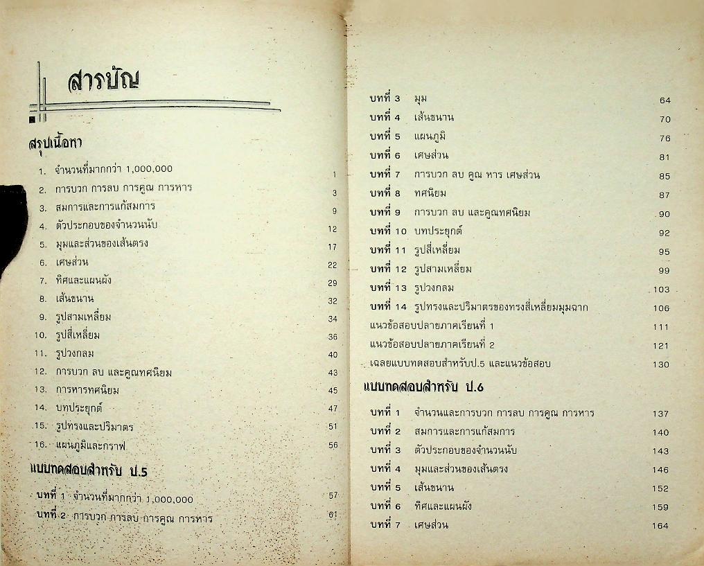 ติวเข้ม คณิตศาสตร์ ป.5-ป.6