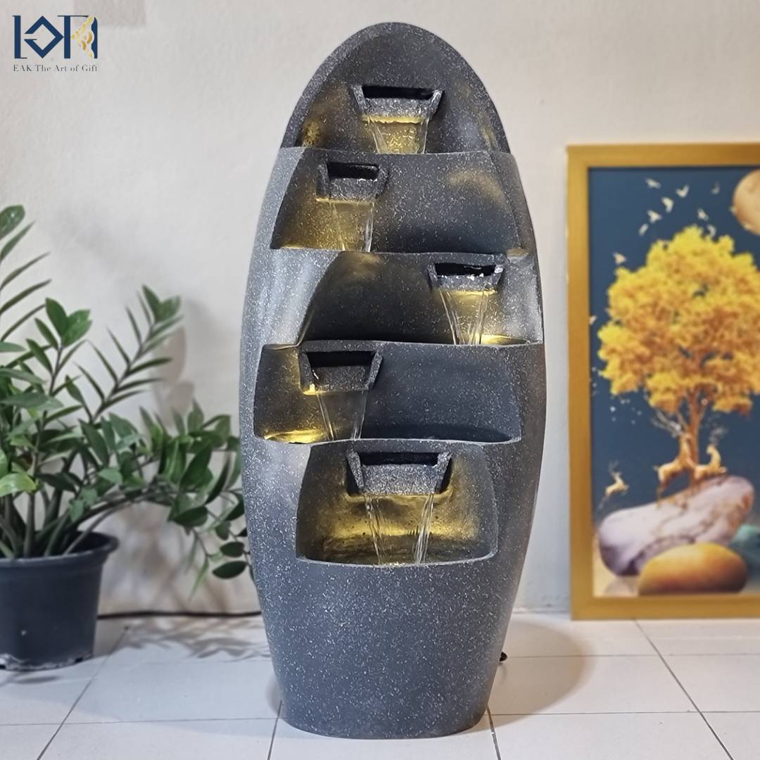 น้ำพุหน้าบ้านแต่งสวน รุ่น 230051 น้ำพุล้นแต่งสวนสวยๆ น้ำพุเสริมฮวงจุ้ยแต่งบ้าน