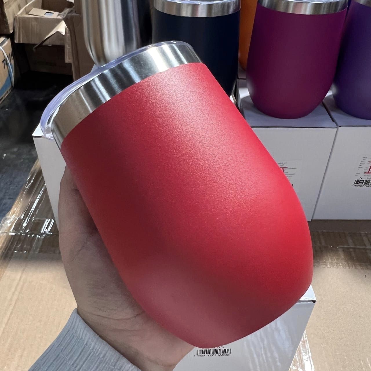 แก้วเก็บความเย็นขนาด 12 ออนซ์ ทรงไข่