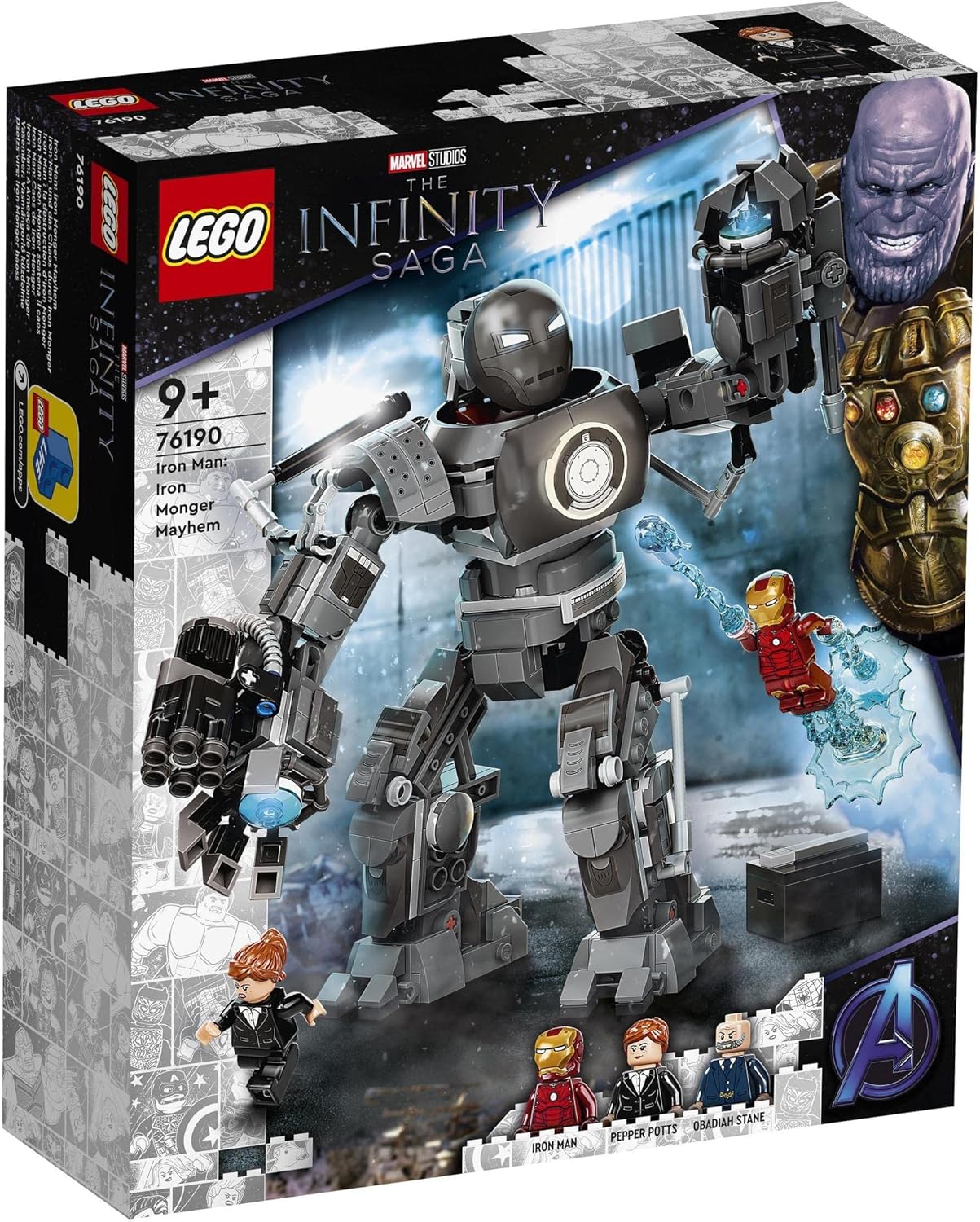 **MTS Toys**เลโก้ Lego 76190 Marvel Avengers : Iron Monger Mayhem