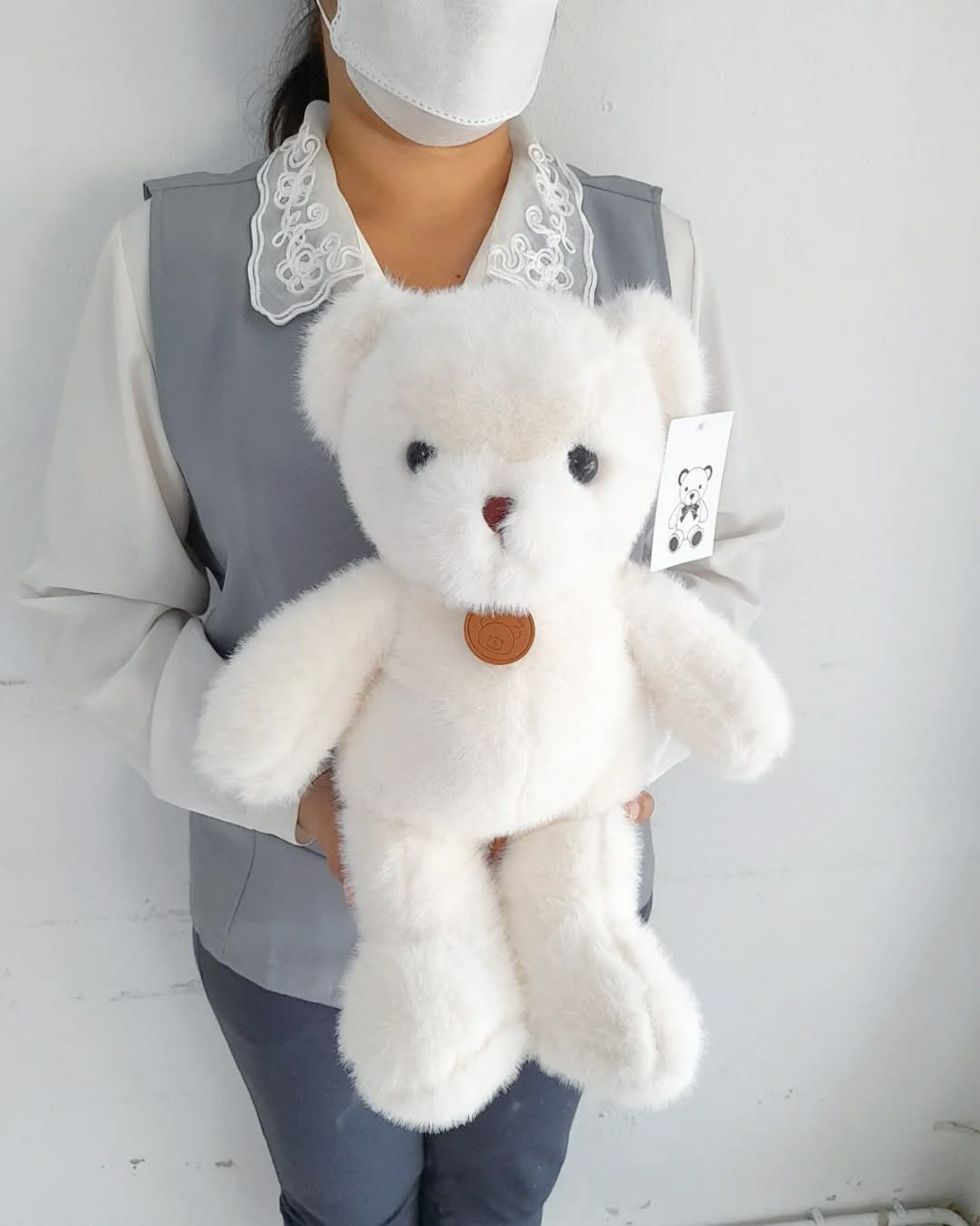 ตุ๊กตาหมี 45 cm. (สีขาว)