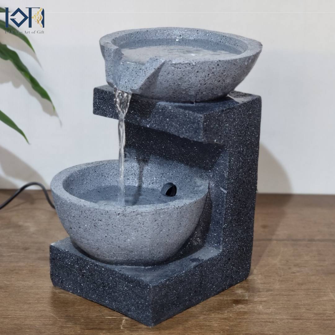 น้ำพุล้นตั้งโต๊ะรหัสสินค้า2375 ของขวัญมงคลเสริมฮวงจุ้ย ตกแต่งบ้าน ตั้งวางโต๊ะร้านค้า ที่ทำงาน