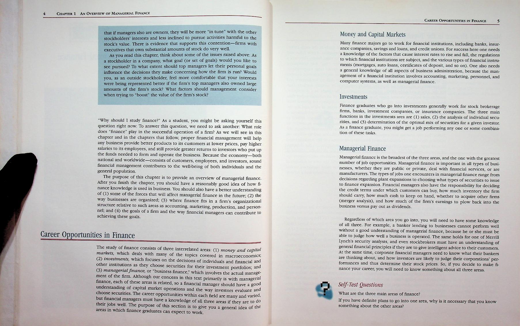 ESSENTIALS OF MANAGERIAL FINANCE