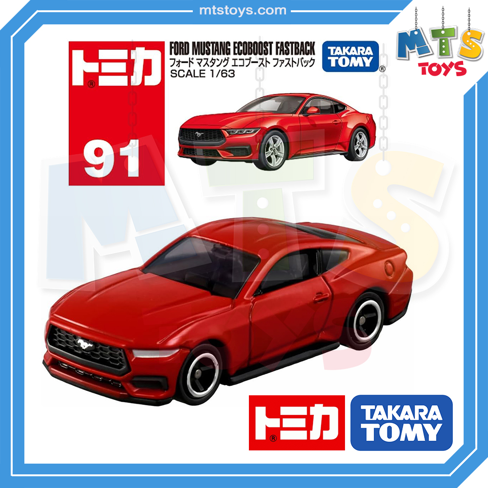 **MTS Toys**Takara Tomy : Tomica no.91 Ford Mustang Ecoboost Fastback [Red]