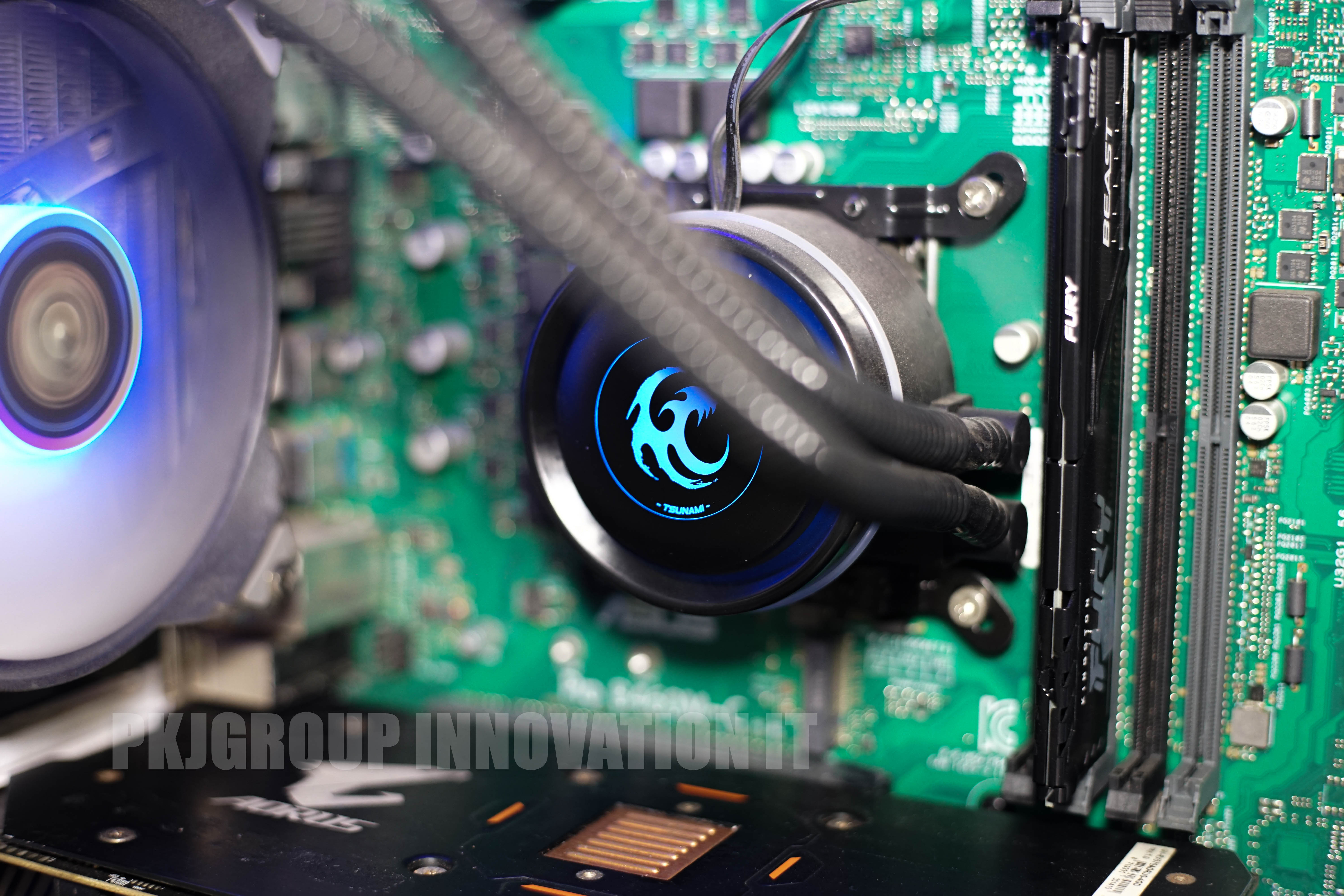 คอมเล่นเกมมือสอง i7-10700k RAM 8GB m.2 1 TB RX570 ชุดน้ำ Tsunami 1 ตอน