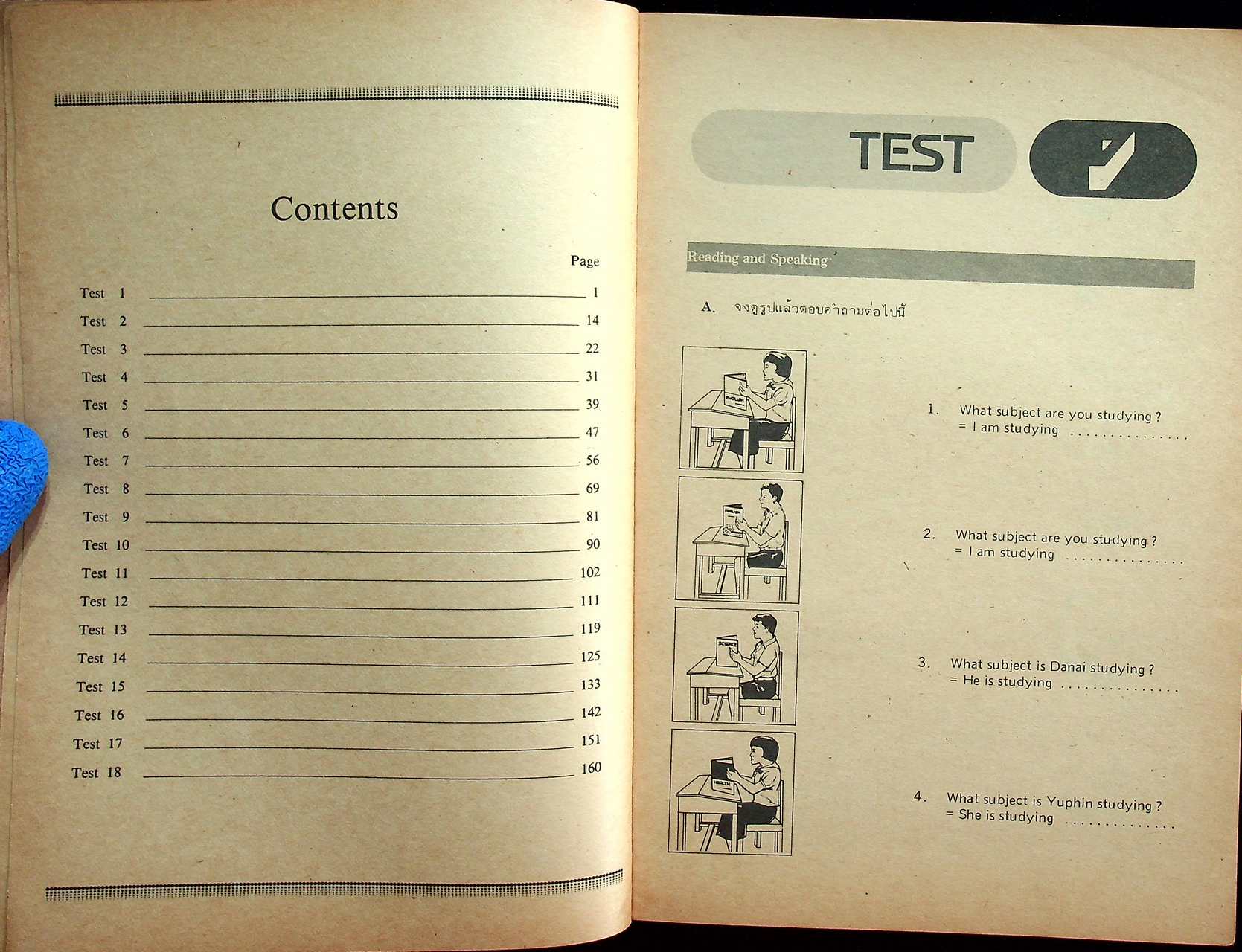 WORKBOOK ON ENGLISH FOR THAI STUDENTS BOOK II ENGLISH 013 FOR MATAYOMSUKSA 2 (M.2)