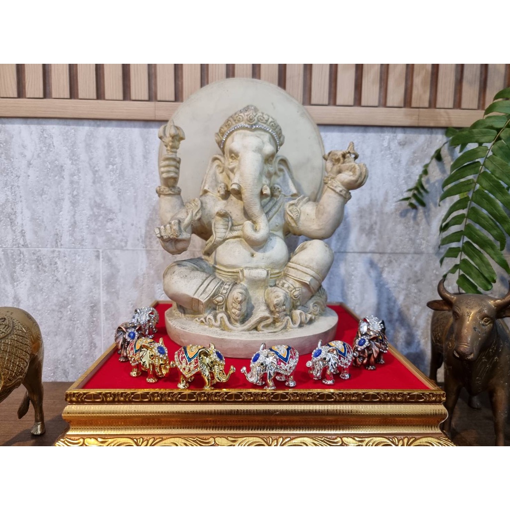 ช้างแก้บน ช้างเงินช้างทองช้างนาค ช้างประดับเพชร ตุ๊กตาแก้บน