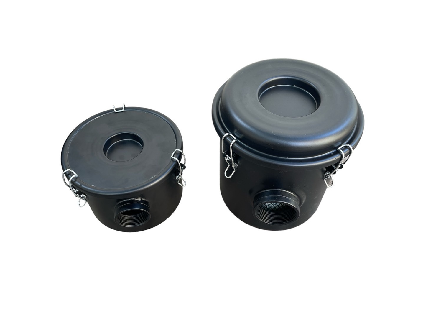 Vacuum filter สำหรับ Ring Blower หรือปั๊ม Vacuum แบบอื่นๆต่อเข้ากับ Inlet ของเครื่อง (Inlet dust filter )