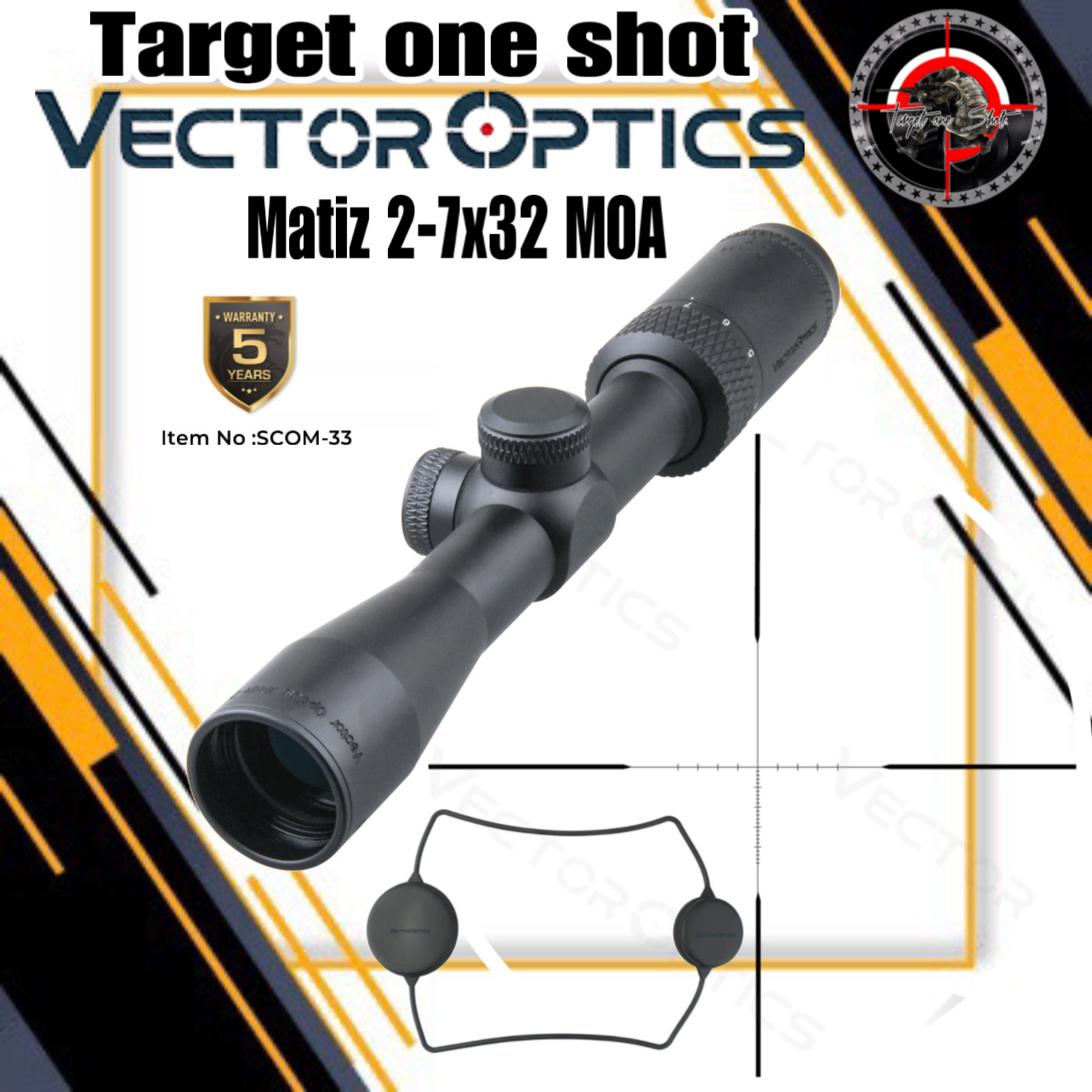 VECTOR OPTICS Matiz 2-7x32 MOA Riflescope