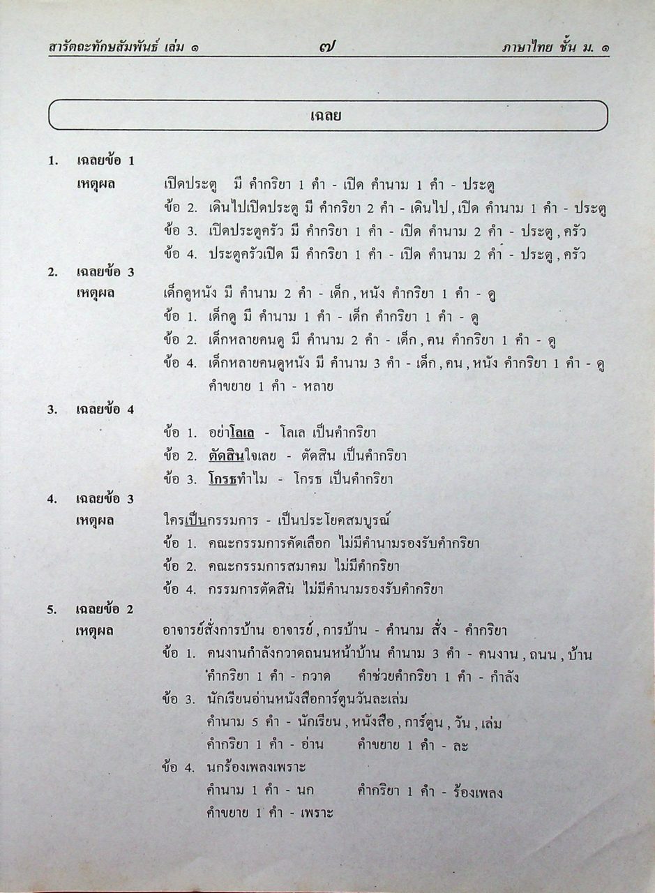 คู่มือ-เตรียมสอบ ภาษาไทย ฉบับรวม ม.๑-๒-๓ กลุ่มสาระการเรียนรู้ภาษาไทย