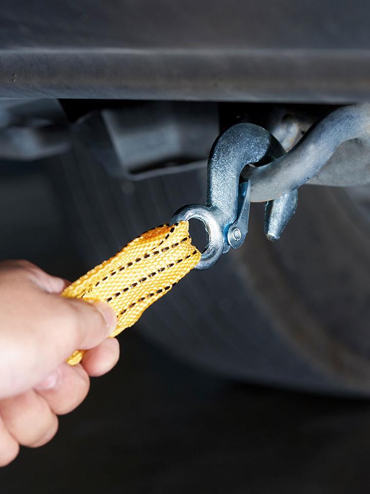 รหัสสินค้า 012 สายลากจูงรถพร้อมตะขอเกี่ยว