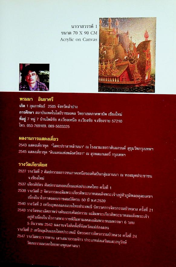 รอยต่อแห่งจิตวิญญาณ นิทรรศการศิลปกรรมร่วมสมัยบนเส้นทางศิลปะ