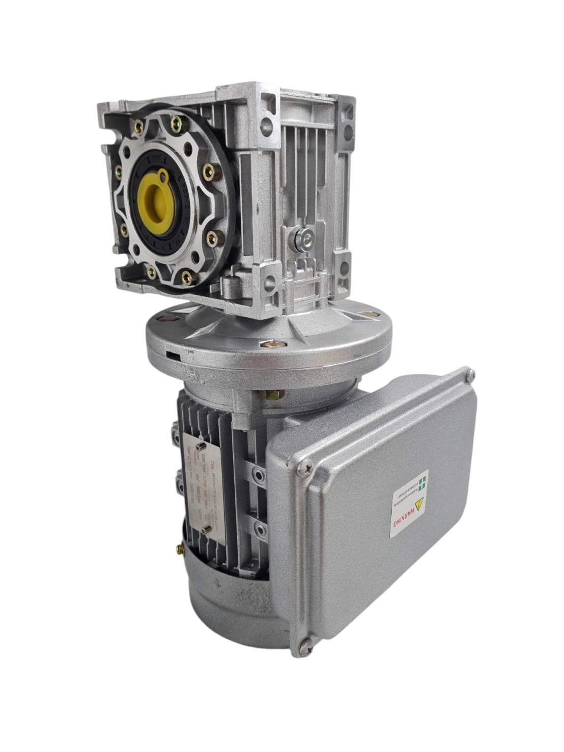 มอเตอร์เกียร์ไฟฟ้ากระแสสลับ ขนาด370W 220vพร้อมหน้าแปน รูเพลา 25 มิลลิเมตร เกียร์ 15:1ทำเครื่องกลึงรถแม็คโคร