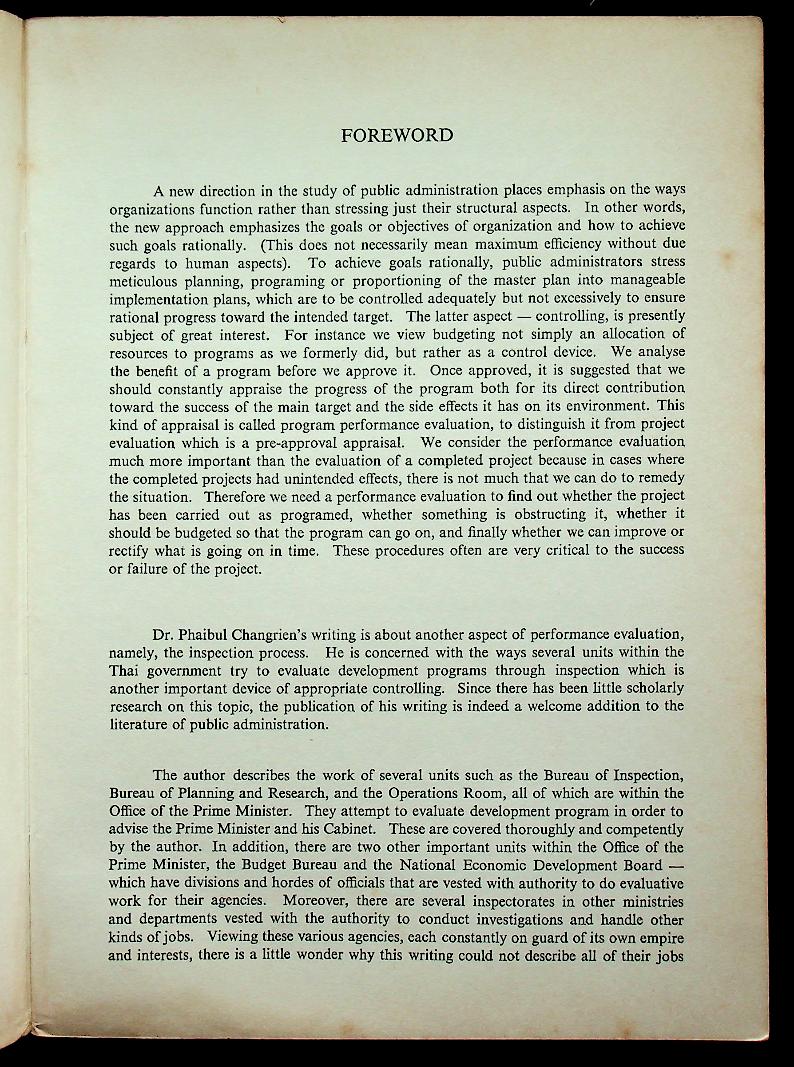 EVALUATION OF AGRICULTURAL DEVELOPMENT IN THAILAND (1961-1976)