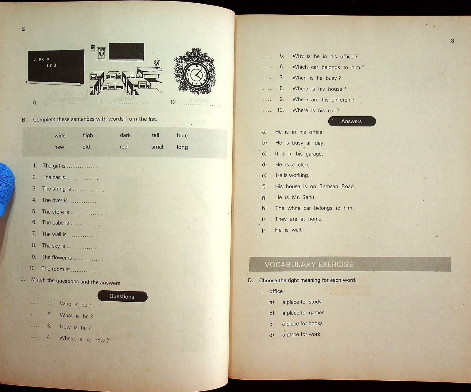 หนังสือเรียนภาษาอังกฤษ READ AND WRITE 1 ระดับมัธยมศึกษาตอนต้น