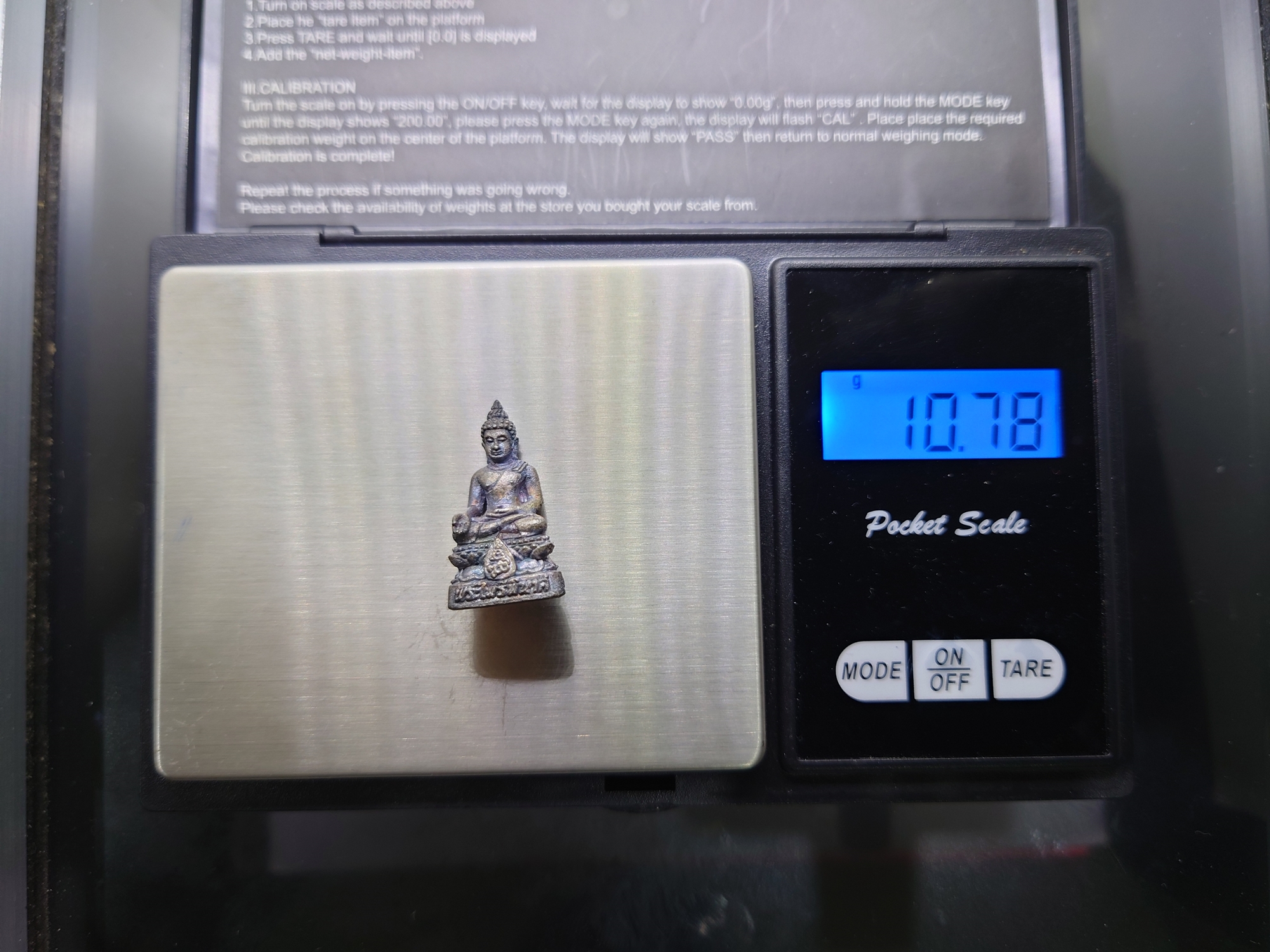 รูปหล่อลอยองค์ พระไพรีพินาศ ญสส ชุดทองคำ รุ่นประวัติศาสตร์ ๘๐ ปี กรมราชทัณฑ์ วัดบวรนิเวศวิหาร พ.ศ.2538 พร้อมกล่องเดิมๆ