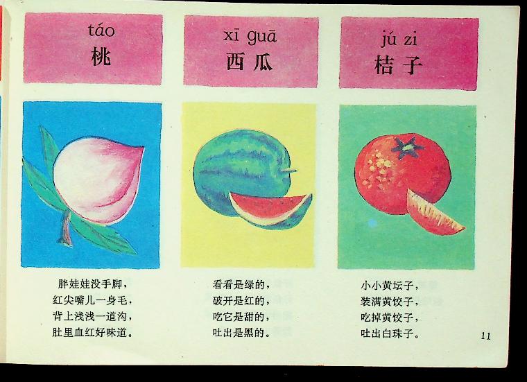 สมุดภาพคำศัพท์ภาษาจีน (ฉบับภาษาจีน)