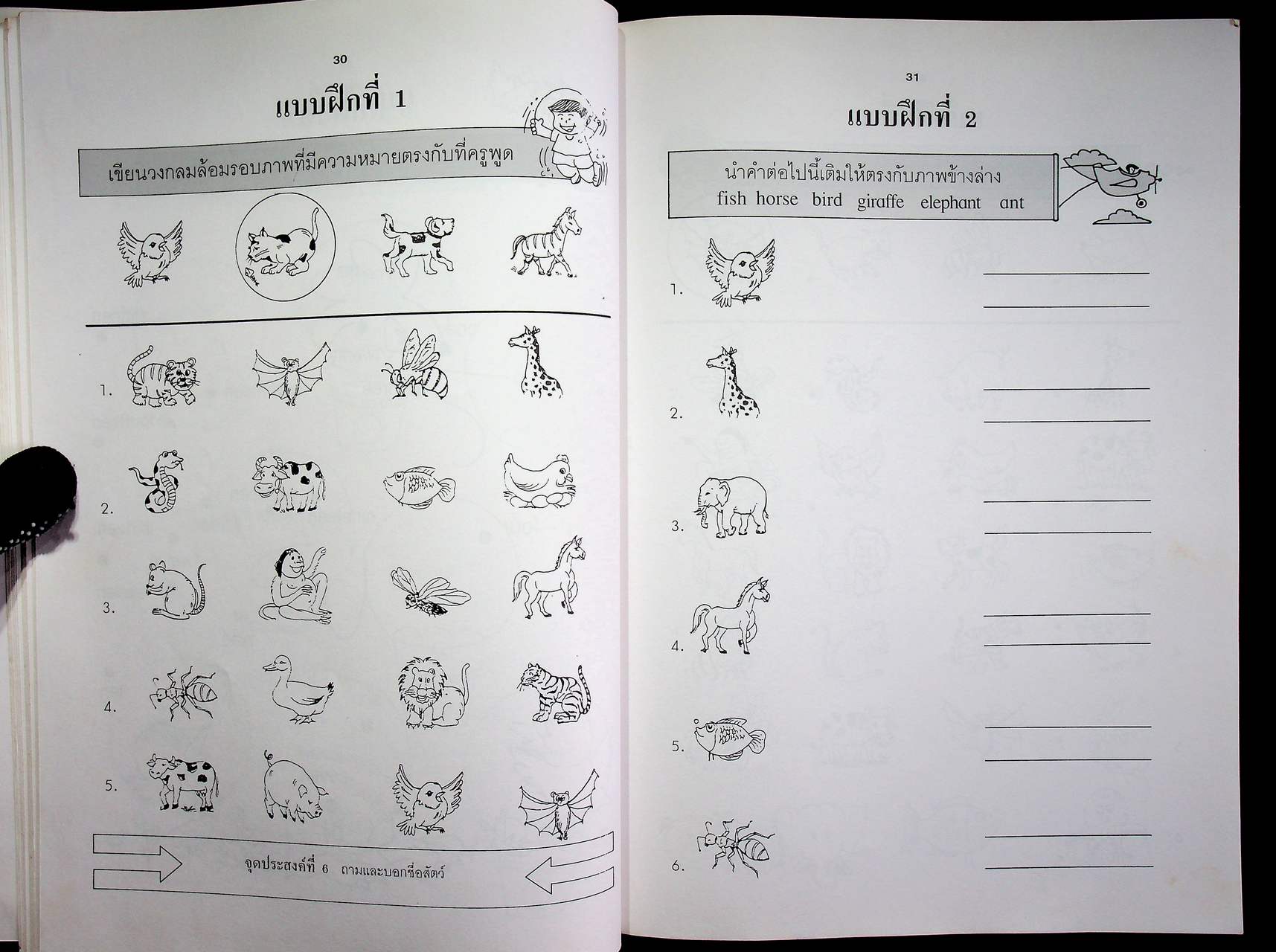 แบบฝึกประกอบการสอน ตามแผนการจัดกิจกรรมการเรียนการสอนภาษาอังกฤษ เล่มที่ 1 ชั้นประถมศึกษาปีที่ 1