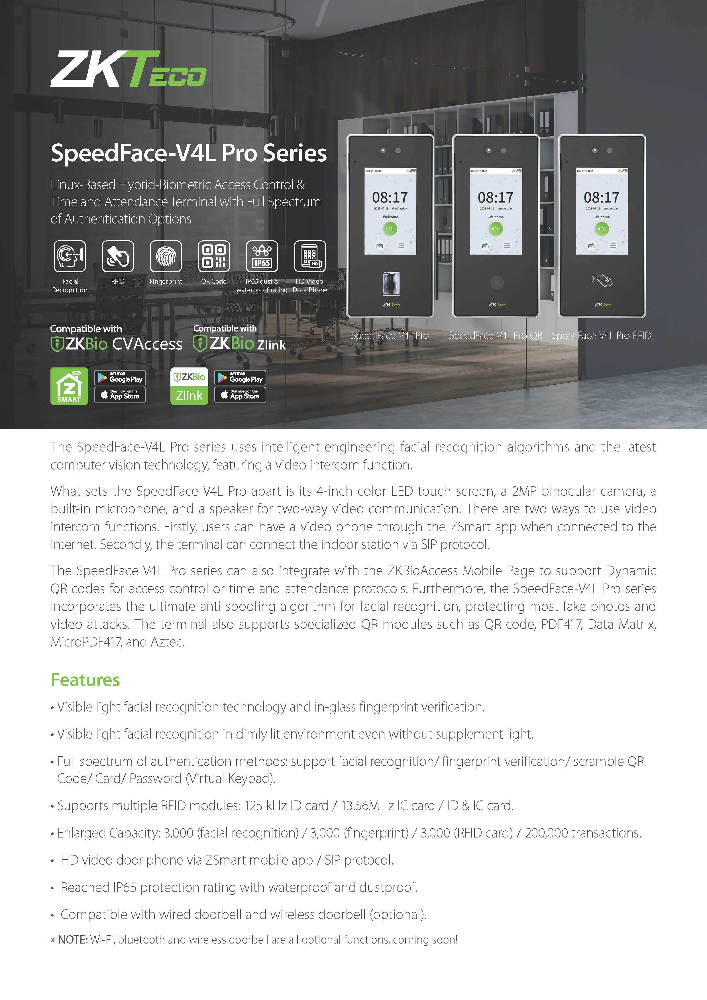 SpeedFace-V4L Pro