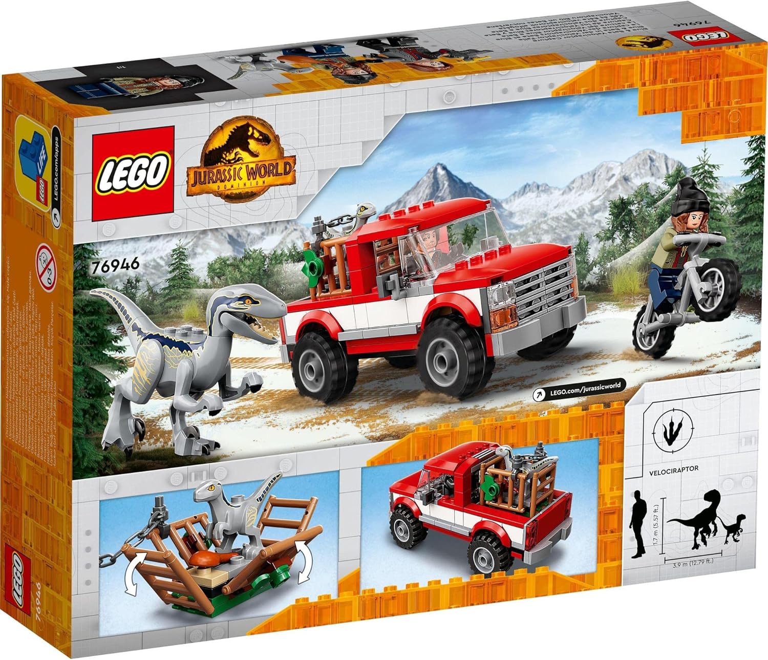 **MTS Toys**เลโก้ Lego 76946 Jurassic World : Blue & Beta Velociraptor Capture