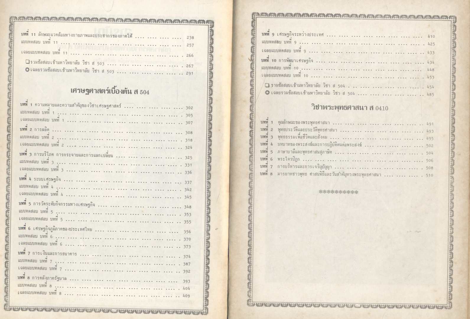 คู่มือ สังคมศึกษา ม.5 ส 503 ภูมิศาสตร์กายภาพของไทย ส.504 เศรษฐศาสตร์เบื้องต้น ส 0410 ส 0411 พระพุทธศาสนา