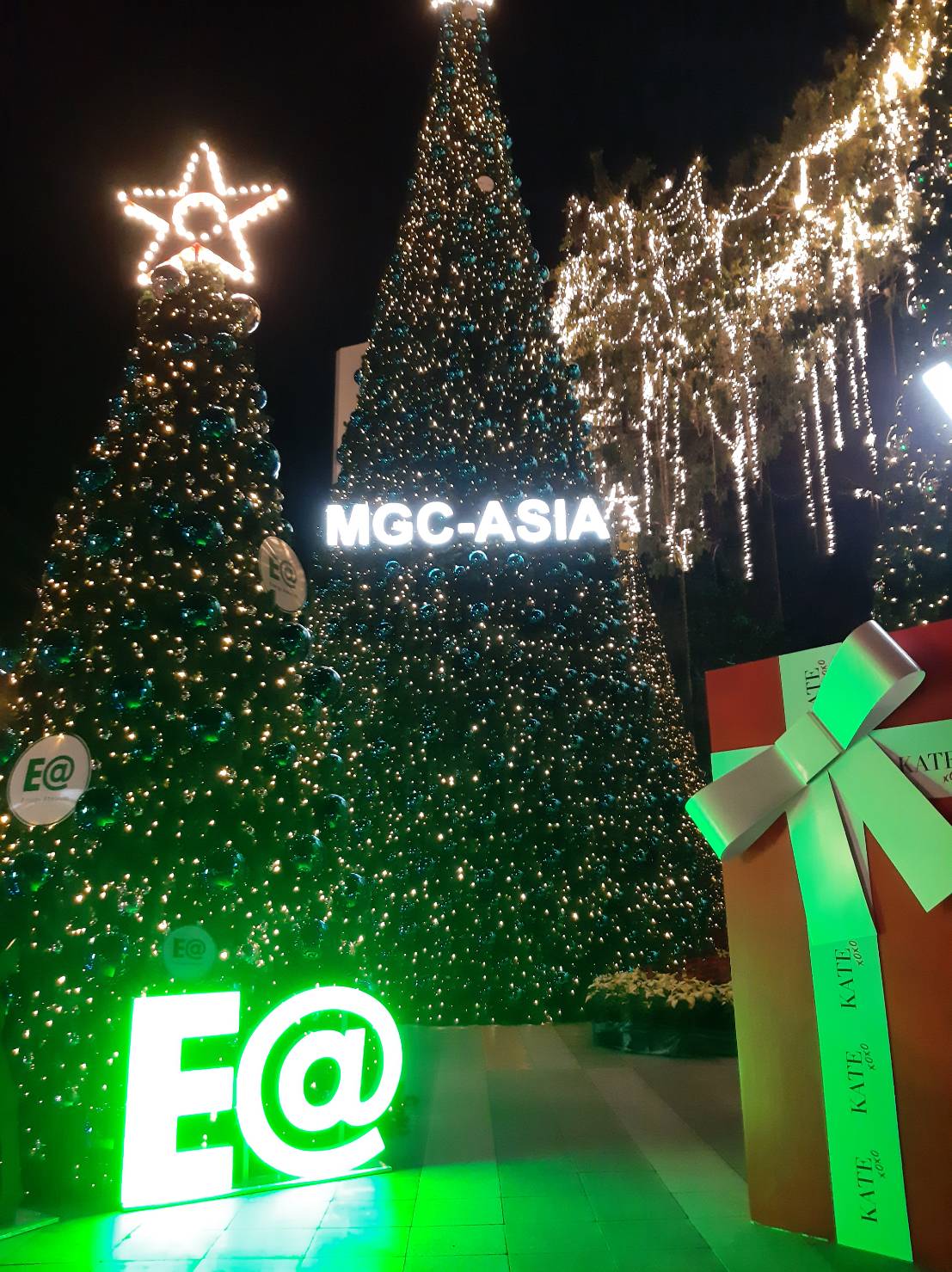 ป้ายตัวอักษรออกไฟแอลอีดี ตกแต่งงานคริสมาสต์ งานBLUPORT