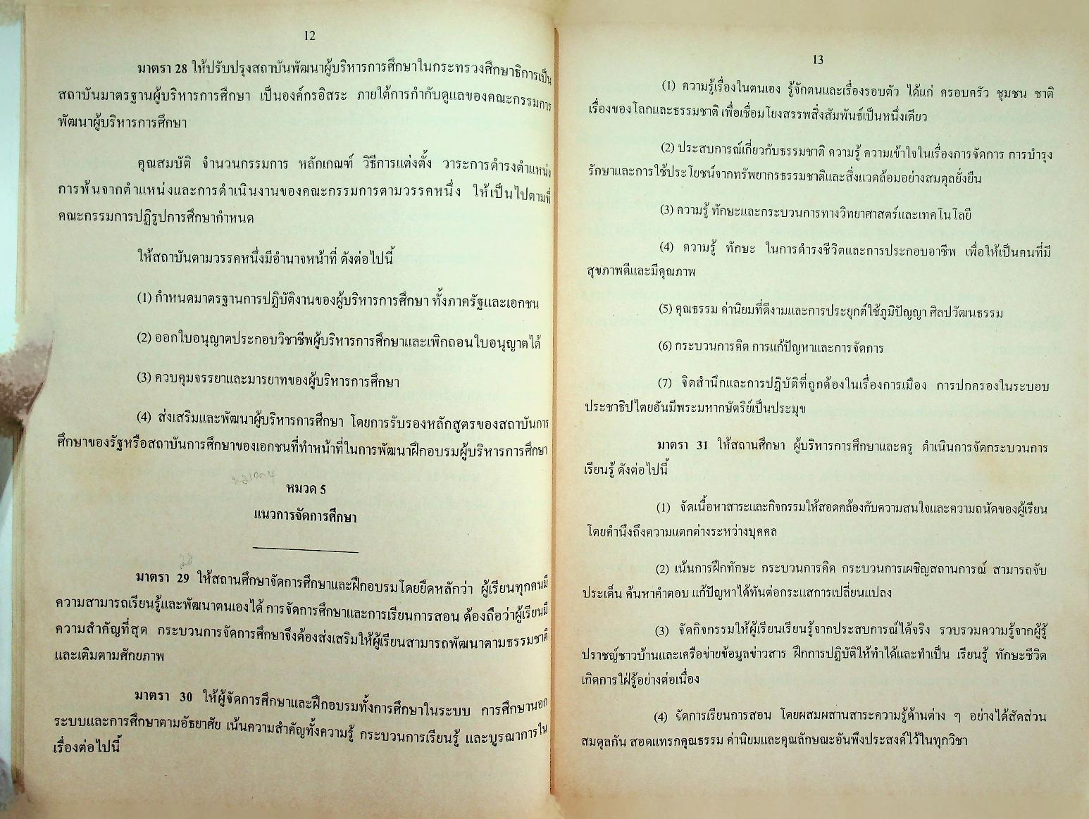 ร่างพระราชบัญญัติการศึกษาแห่งชาติ พ.ศ. ....