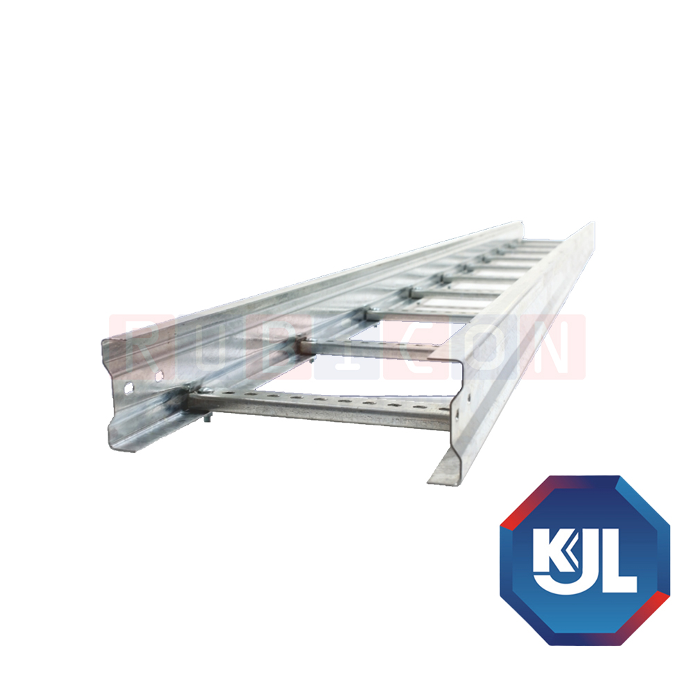 KJL KLSG 1000 รางเคเบิ้ลแลดเดอร์ ชุบกัลวาไนซ์ รางไฟ 1000 x 100 x 3000 มม. หนา 2.0 มม. (KJL CABLE LADDER (HOT DIP GALVANIZED))