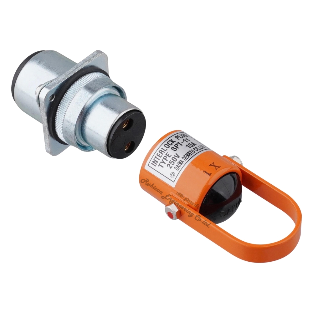 "DAIWA DENGYO" SPT-11 250V 15A SAFETY PLUG INTERLOCK PLUG