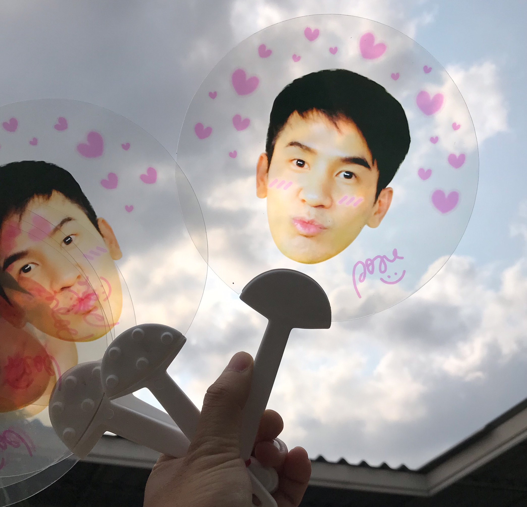 ทำพัดใส พัดใส พัดใสวงกลม