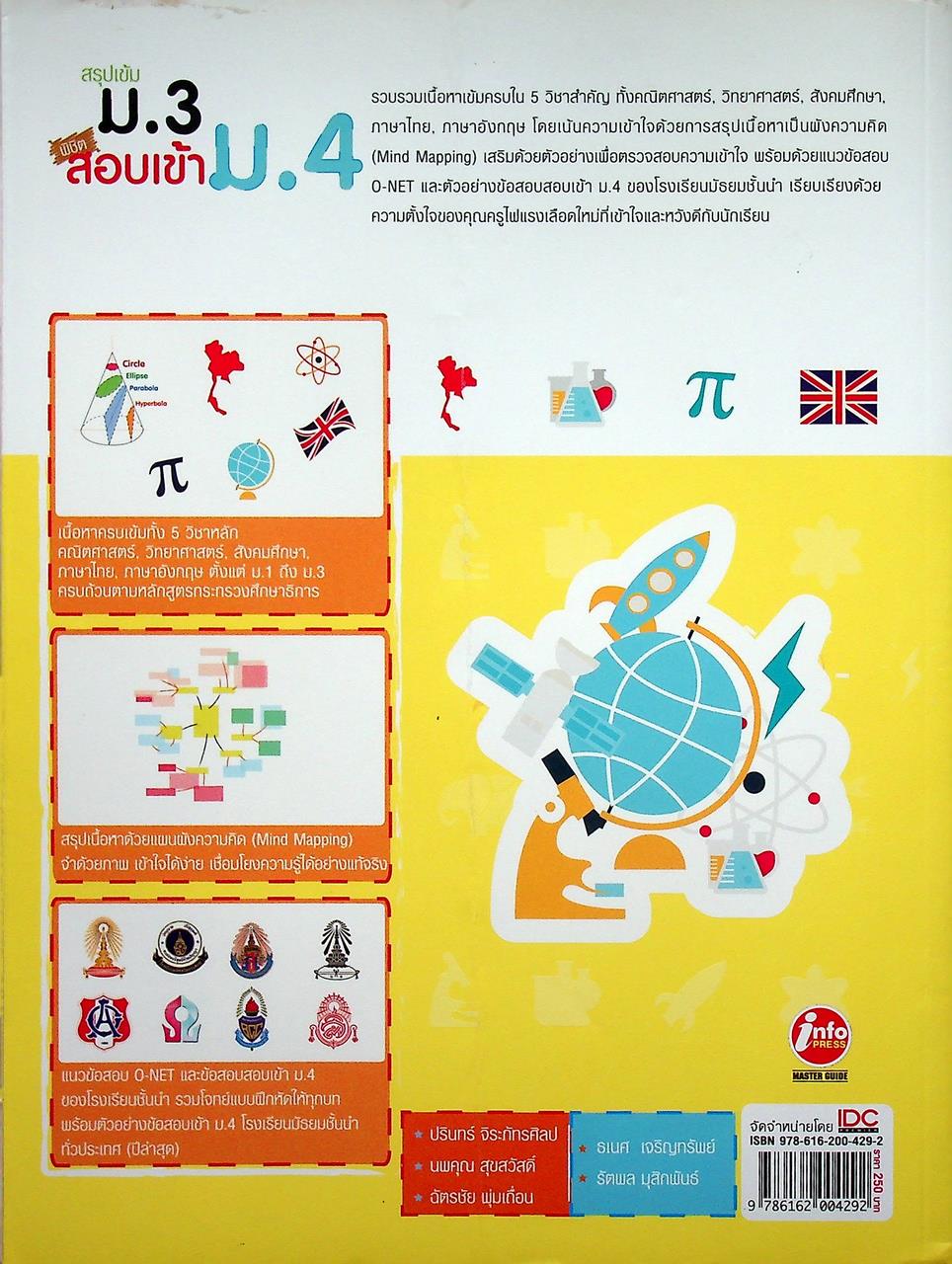 สรุปเข้ม ม.3 พิชิตสอบเข้า ม.4