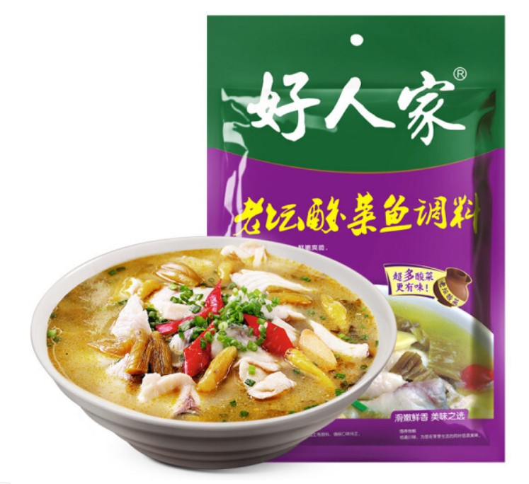 ซุปชาบูผักดองสำเร็จรูป ตรา Hǎo rénjiā 350g