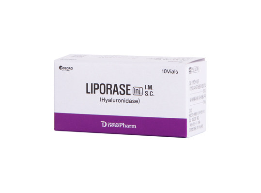 Liporase 1500 i.u ( korea ) 1 กล่องมี 10 ขวด ไม่ต้องรักษาอุณหภูมิ