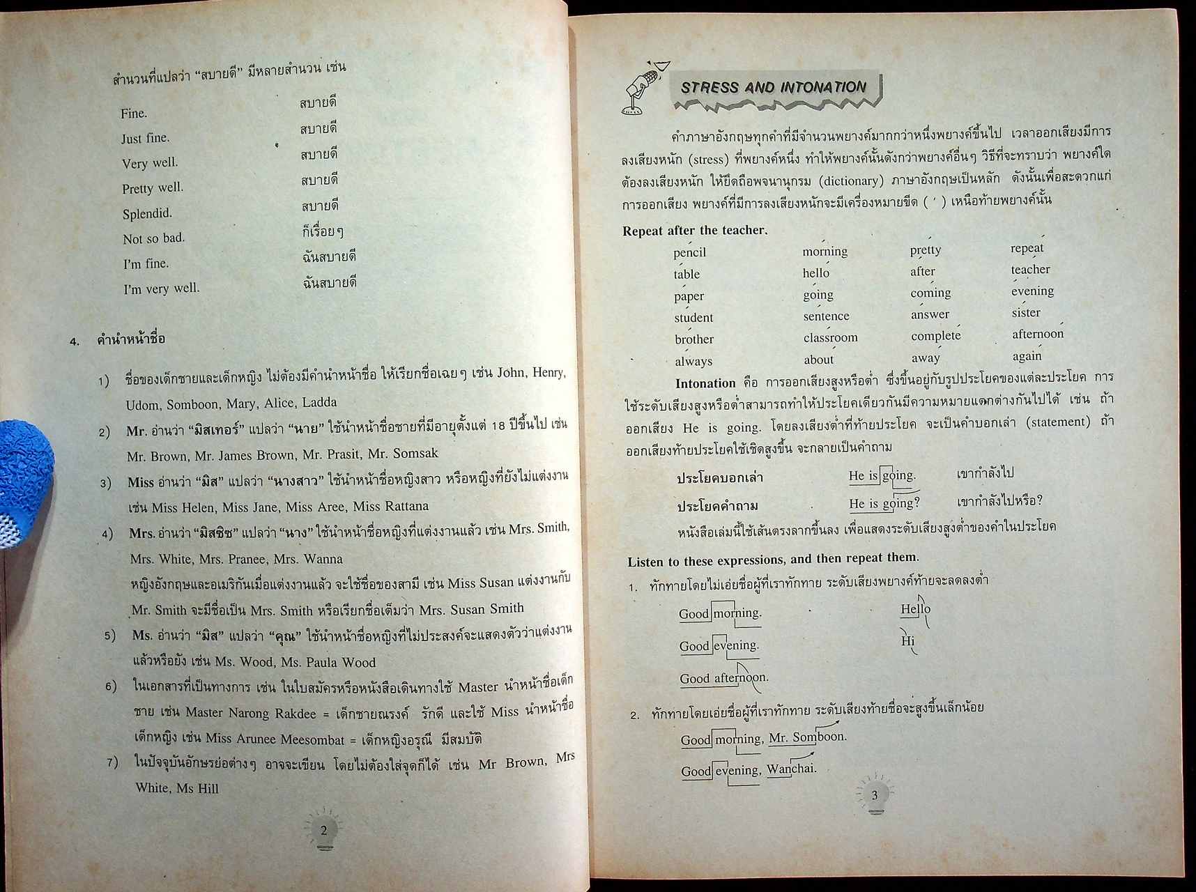 หนังสือเรียนภาษาอังกฤษแบบเข้ม (กลุ่มพัฒนาความสามารถทางภาษาอังกฤษ) LISTENING AND SPEAKING ACCESS 1 รายวิชา อ 021 ภาษาอังกฤษฟัง พูด ระดับมัธยมศึกษาตอนต้น