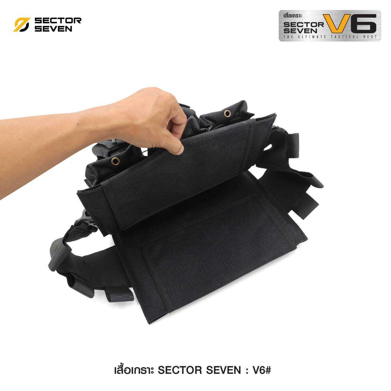 🇹🇭 565 ไทยแลนด์ แทคติคอล เสื้อเกราะ Sector Seven : V6#