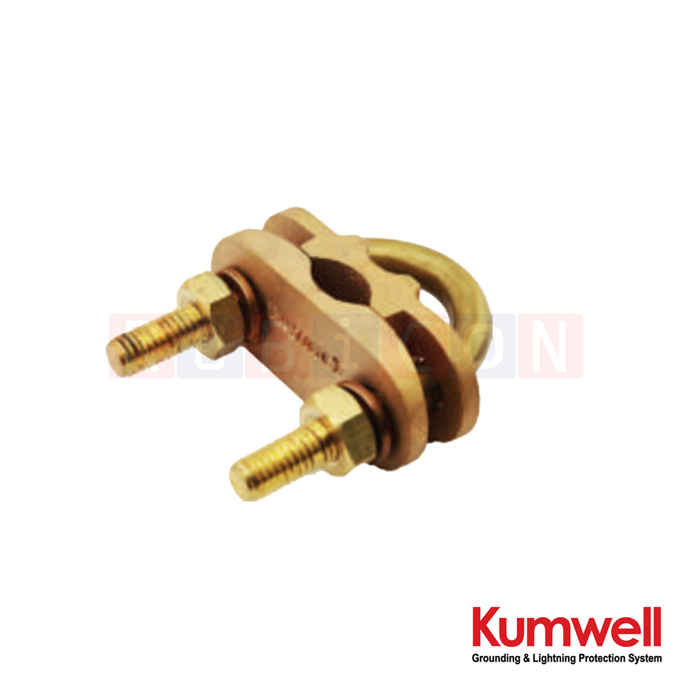 KUMWELL GXCC 172-70 แคล้มป์จับสายเคเบิล (Rod to Cable Clamp) Rod Dia. = 3/4"(17.2 mm), Cable Size 16-70 mm2