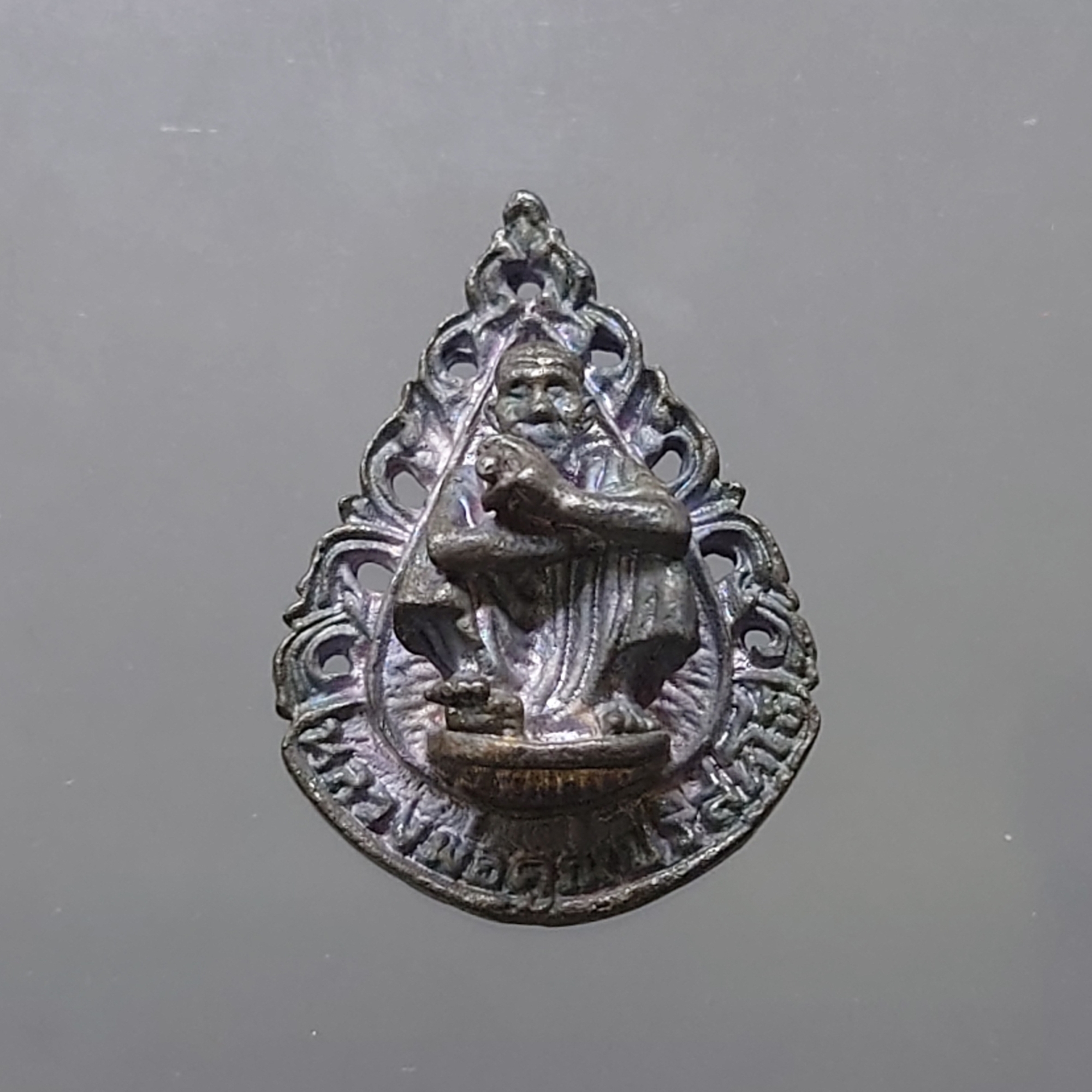 หลวงพ่อคูณ เนื้อเงิน ที่ระลึก โกดัก 30 ปี วัดบ้านไร่ ปี2538 พร้อมตลับเดิม