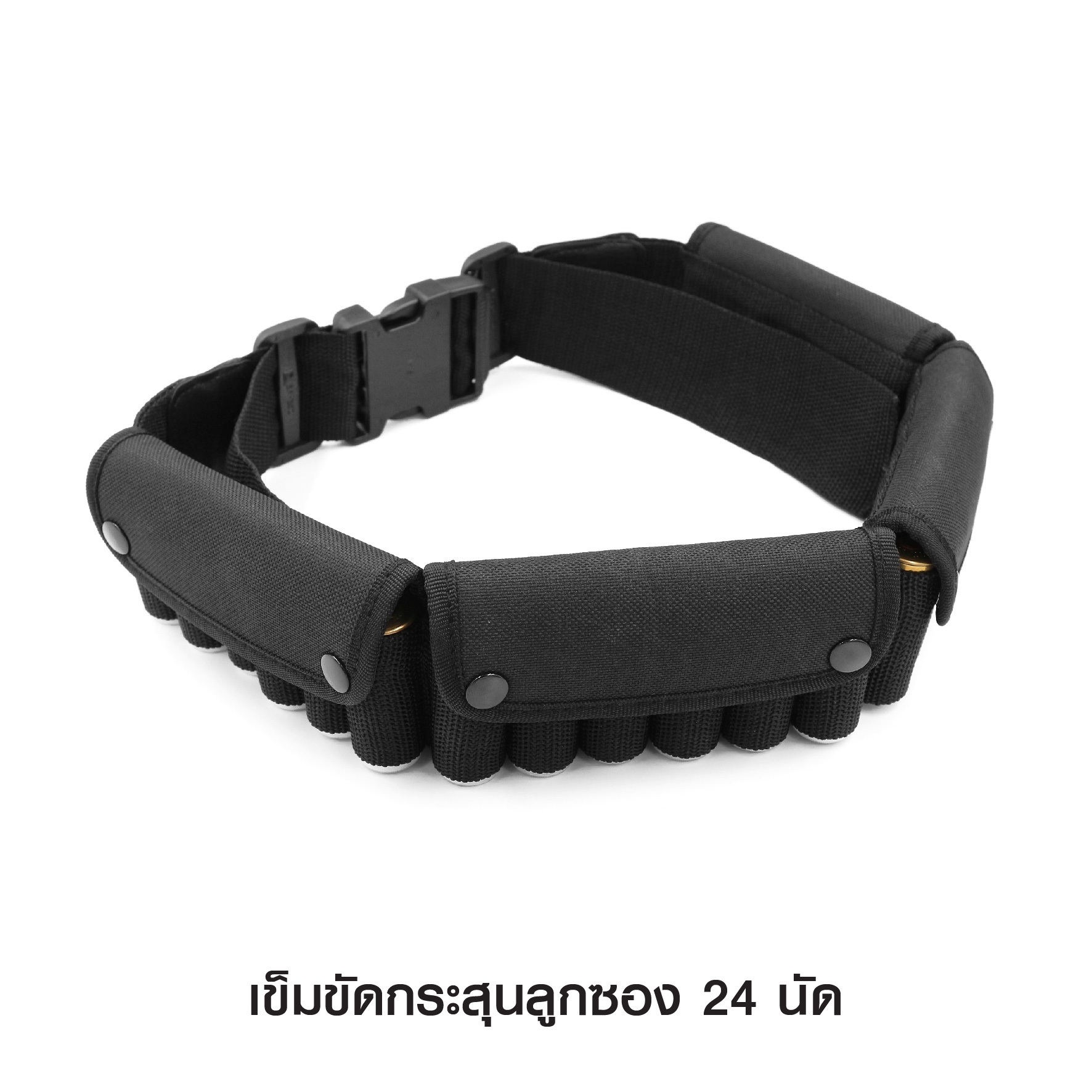 🇹🇭 1015 ไทยแลนด์ แทคติคอล เข็มขัดกระสุนลูกซอง 24 นัด