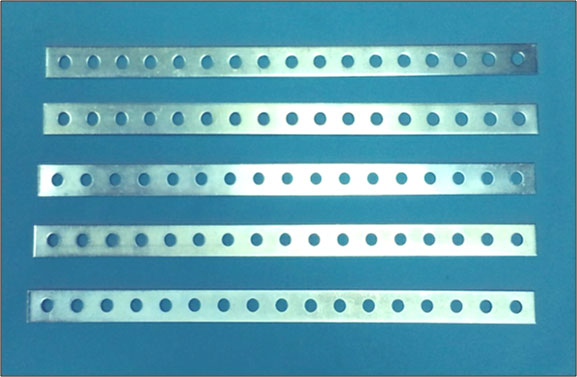 เหล็กรูหนา 17 รู Steel Support Bars
