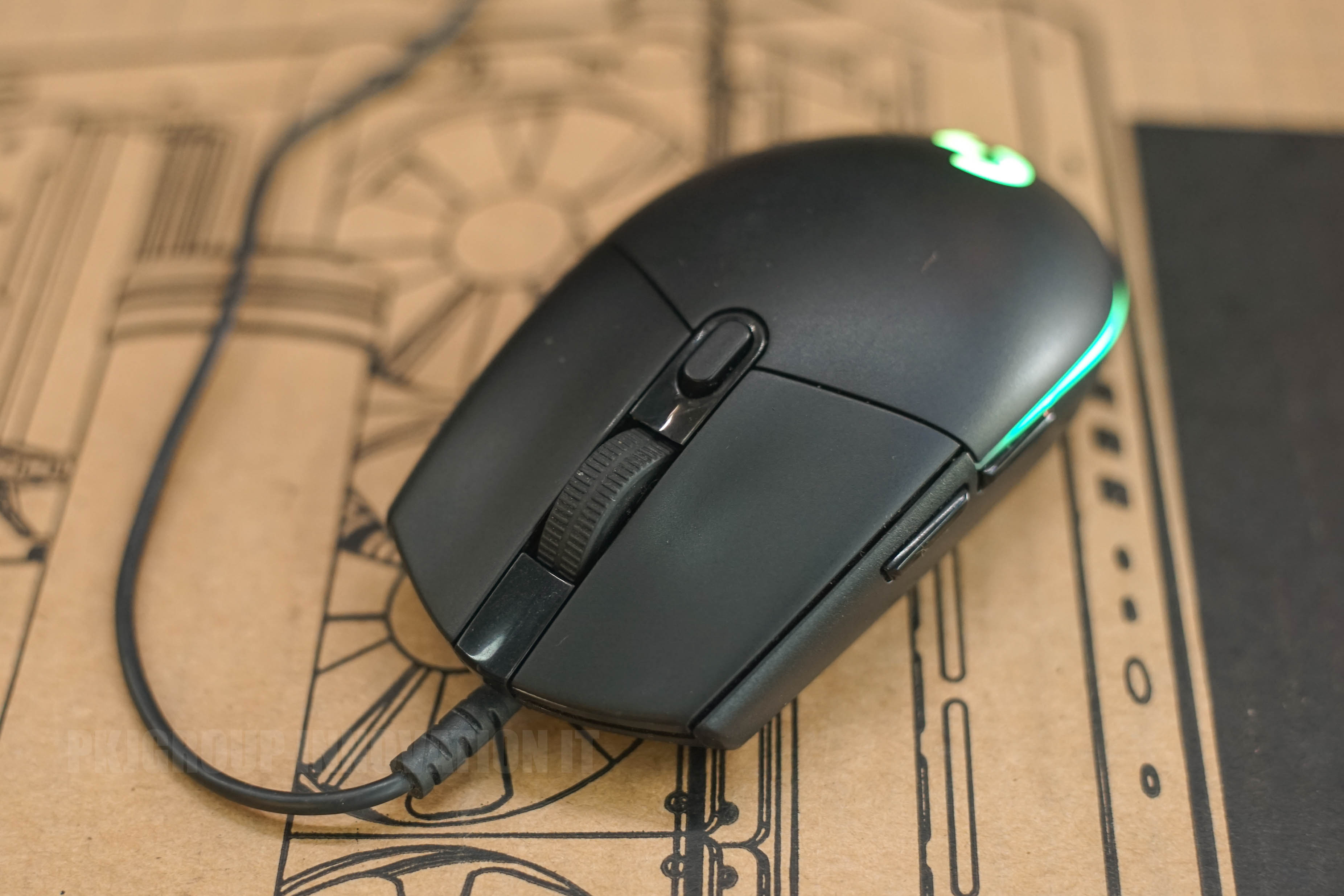 เมาส์เล่นเกมมือสอง Logitech G102 LIGHTSYNC BLACK