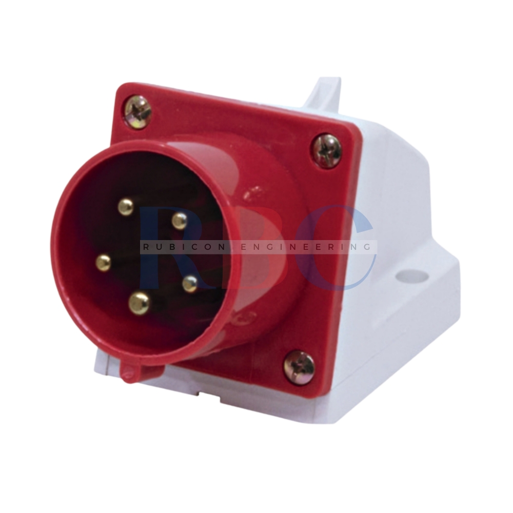 "MASHI" MA-525 พาวเวอร์ปลั๊กตัวผู้ติดลอย (PLUGS) 3P+N+E 32A 380-415V 6H IP44