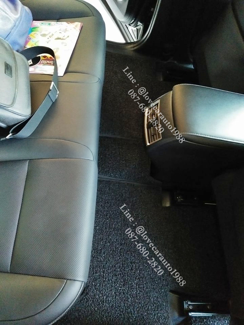 พรมดักฝุ่นปูพื้นรถยนต์ Lexus เลกซัส NX300 ไวนิลสีดำ